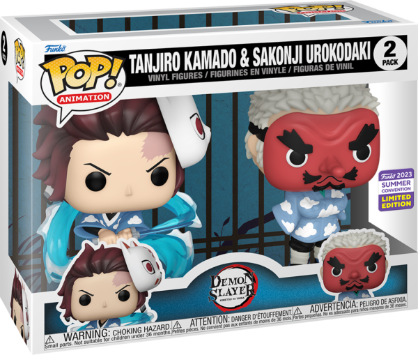 2Pack Tanjiro Kamado & Sakonji Urokodaki