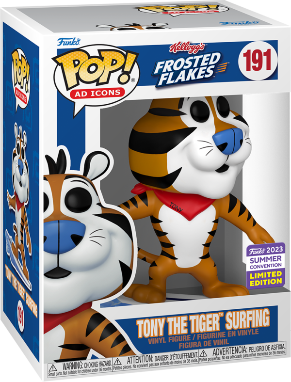 Tony The Tiger Surfing