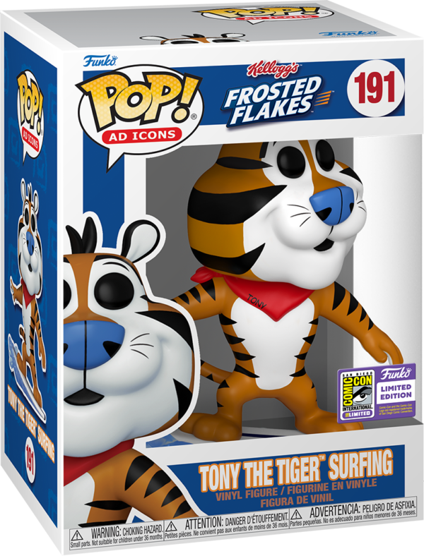 Tony The Tiger Surfing