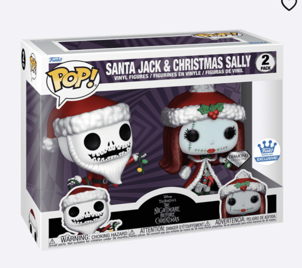 2Pack Santa Jack & Chistmas Sally