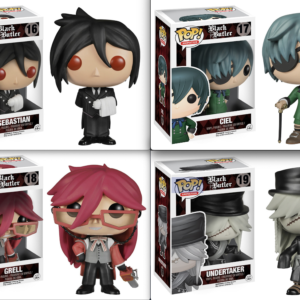 Set 4 Black Buttler