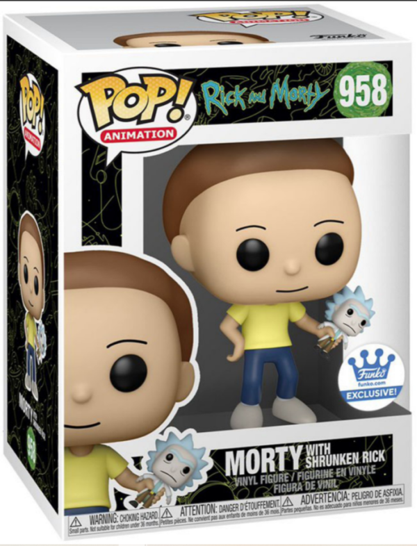 Morty With Shrunken Rick