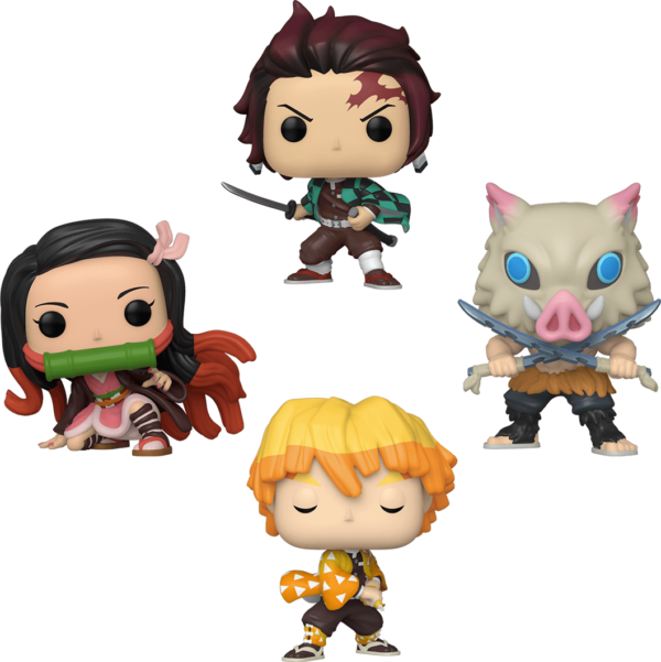 4Pack: Tanjiro Kamado/ Nezuko Kamado/ Zenitsu Agatsuma/ Inosuke Hashibira - Image 2