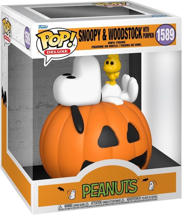 Snoopy & Woodstock With Pumpkin 6"