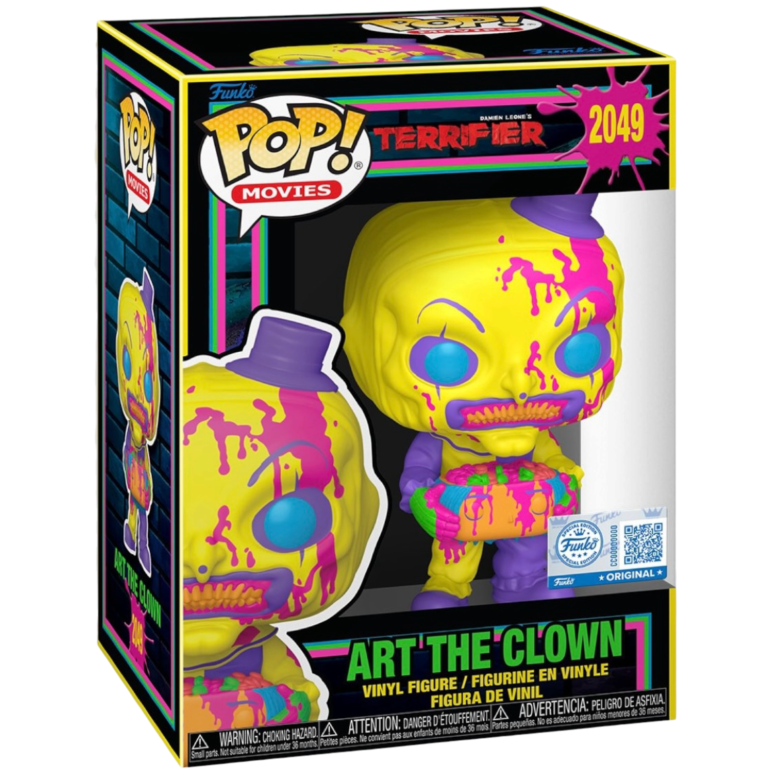 Funko Pop Movies: Terrifier_Art The Clown (BL)(F) ⚠️